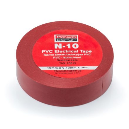 Elektrická izolační páska PVC červená pro kabely 19 mm x 20 m