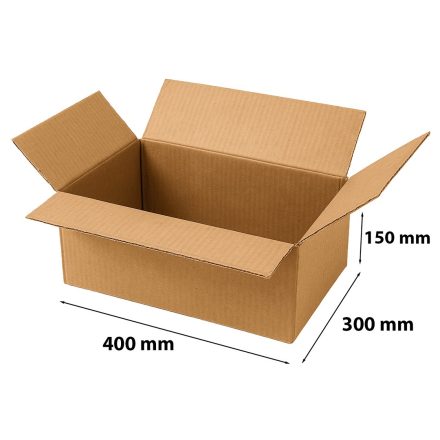 Kartónová deska 400x300x150 mm karton 3-Bronzová vrstva