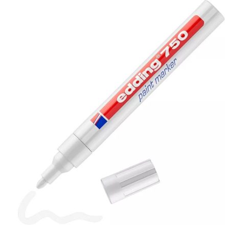 Oil Marker Edding E-750 bílé 2-4 mm pro kov, sklo a plasty