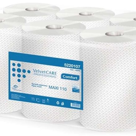 Sametový papírový ručník MAXI, 6 válečky, 2-vražda