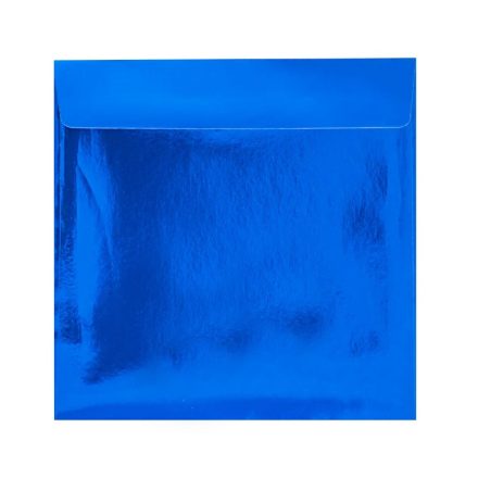 Čtvercové obálky K4 HK kovová námořní modř 165 x 165 mm, 50 ks