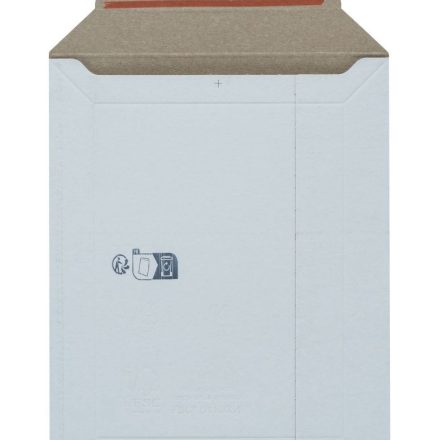 Kartonové obálky B4 250x353 mm bílé 50 ks 500 g/m2 k odeslání