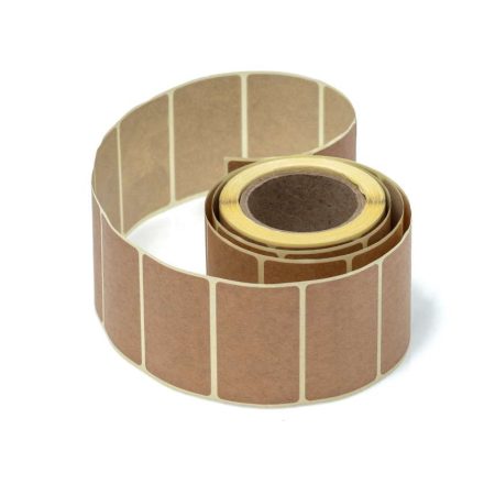 Papírové nálepky EKO KRAFT 50x30 mm 250 ks na válci
