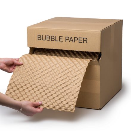 Bubble paper protection roll 30 cm x 50 m BOX dávkovač 80 gsm