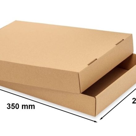 Kartónová deska s krytem A4 350x250x50 mm FEFCO 330 hnědá