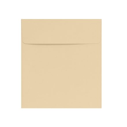 K4 čtvercové dekorativní obálky HK béžová 165x165 mm 120g 10 ks