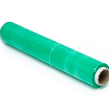 Zelená transparentní protahovací fólie 50 cm, 1,5 kg hrubý, 23 um