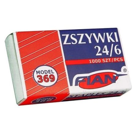 Kancelářské svorky 24/6 mEtal pro sešívačku 30 karty 10x1000 ks