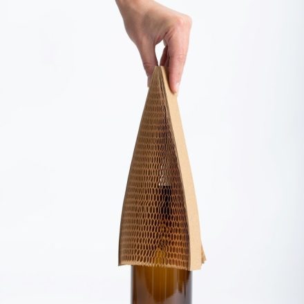 Papírové ochranné pouzdro s plástkem Flexi-Hex Air 25 cm Kraft