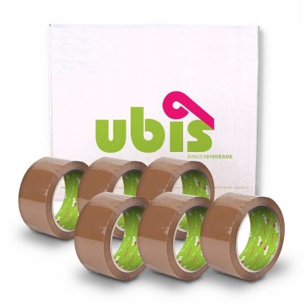 Rozpouštědlo na pásku přírodní hnědá UBIS 48mm/54m - 36ks